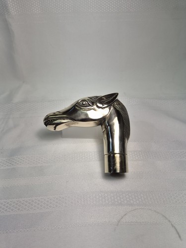 Vintage brass horse head - vintage,