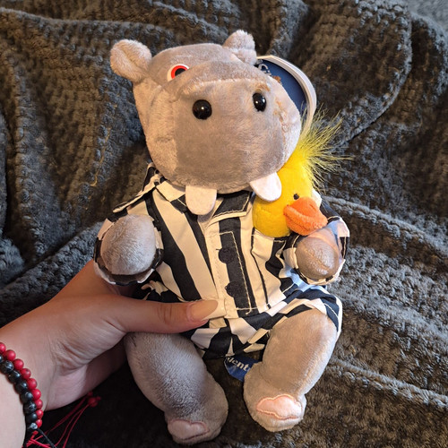 Silentnight hippo plush - hippo, soft