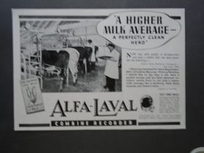 Vintage advert alfa laval - advert:,