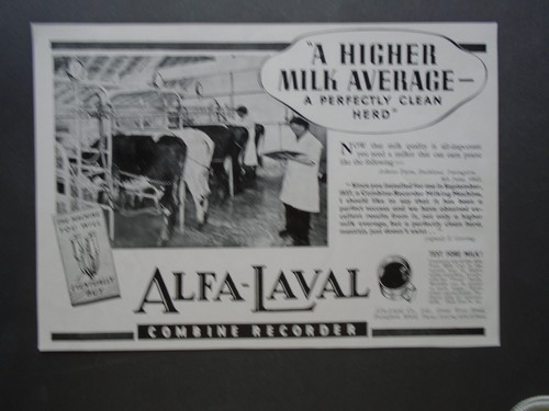 Vintage advert alfa laval - vintage,