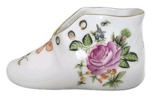 Herend Baby Shoe Handpainted