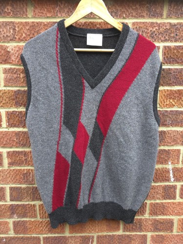 Vintage mens bhs 90s argyle - vintage,