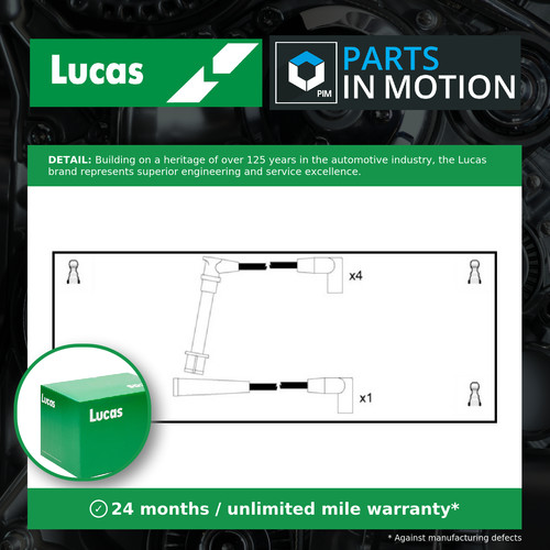Leads ignition cables set - ignition,