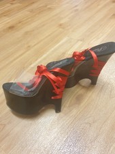 Pleaser Heels platform wedges size 5 pole dancing stripper used 