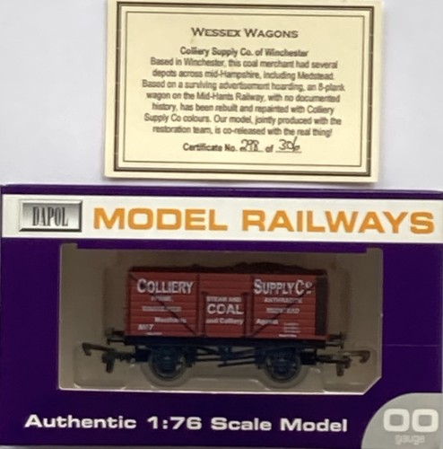 Dapol wessex wagons plank - dapol,