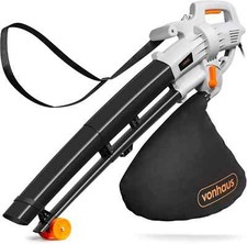 Vonhaus Leaf Blower and Vacuum 3000W – Leaves Collector, Clear Gardens, Patios, 