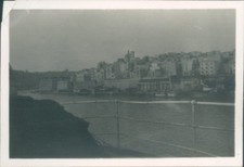 Photograph Malta 1953 Valletta Harbour And Town 3.25 x 2.25 inch