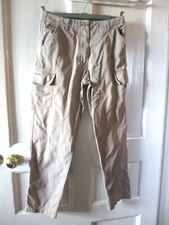 Ladies Vintage BHS Stone Chinos / Cargo   Size 12  Waist 27”  Trousers vgc