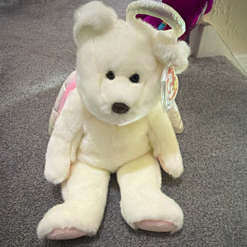 Beanie bear white - beanie,