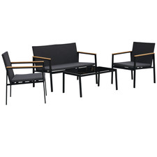 Outsunny 4-Piece Cushioned