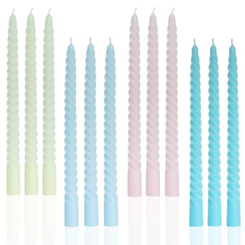 Cream taper candles inch - taper,