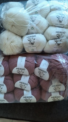 Yarn wool assortment white - yarn,