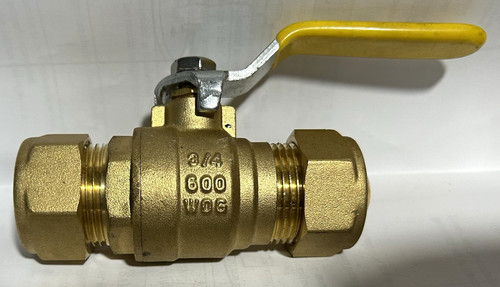 Nibco brass ball valve - in,