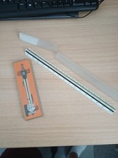 Scale Rule and Compass for Drawing Drafting