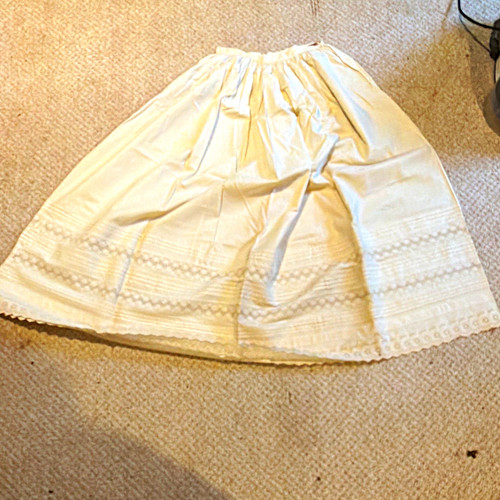 Vintage white petticoat - vintage,