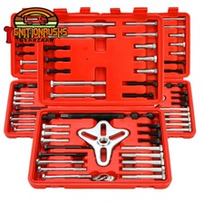 46pc Harmonic Balance Flywheel Balancer Crankshaft Gear Pulley Puller Tool Kit