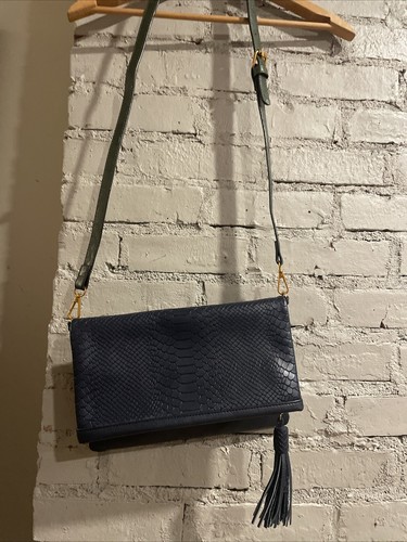 Gigi new york - navy, embossed