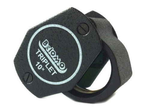 Belomo triplet loupe 10x 12x - triplet,