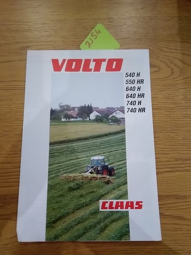 Claas volto tedder 740 sales - claas, h