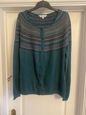 EAST Green Teal Fairisle Fine