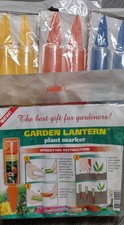 Plastic Plant Labels - Sets of 5. Lantern type