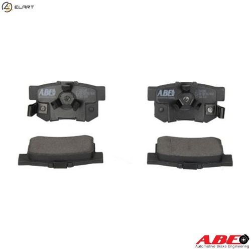 Brake pad set - set, disc