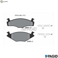 BRAKE PAD SET DISC BRAKE