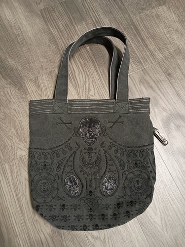 Loungefly black sugar skull - black,