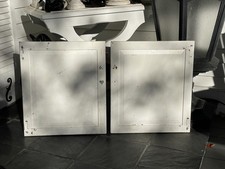 2 VTG PINE WHITE RAISED PANEL