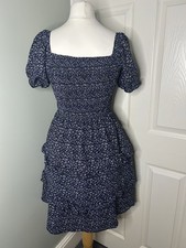 OUSIMEN Ditsy Floral Smocked