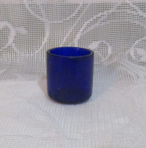 Vintage cobalt blue glass - cobalt,
