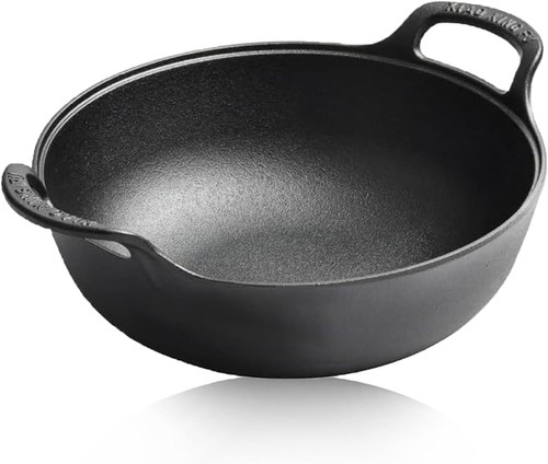 25cm cast iron wok non - 25cm,