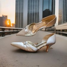 ?? NEXT Cherished Beautiful Ivory Elegant Wedding Shoes  Size 5.5 Worn Once 
