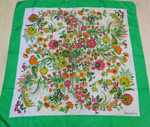Foulard 100 pure silk vintage - 100%,