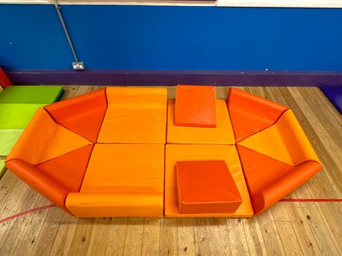 Soft play mats orange - play, baby
