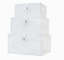 LYNEN Set of 3 Resin Wicker
