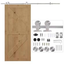 HOMCOM Wooden Sliding Door Kit