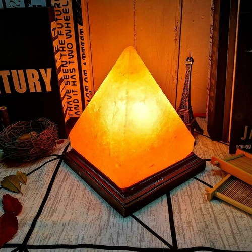 Himalayan salt lamp pyramid - himalayan,