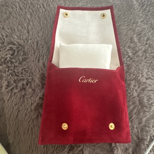 Cartier travel watch - watch, pouch