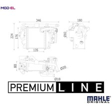 CHARGE AIR COOLER CI 540 000P FOR MERCEDES-BENZ C-CLASS/Convertible/T-Model 4.0L