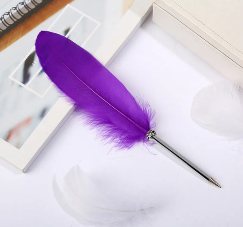 Feather quill pen cute - , gift