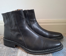 Bata Black Leather Smart Dress