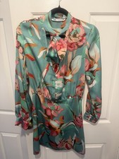 Zara satin floral print mini - satin,