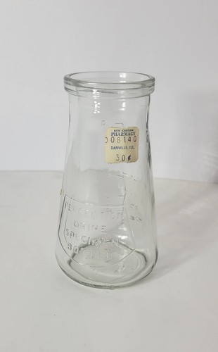 Vintage medical glass - glass, urine
