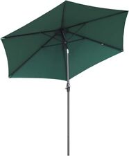 2.7m Green Garden Parasol Umbrella/Durable Aluminum Parasol, Patio Umbrella, Out