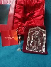 Waterford Crystal Glass 2015 Twas Night Before Christmas Ornament With Enhancer 