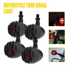 4PCS Motorcycle Bullet Red LED