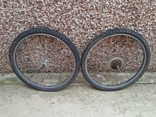 26" Bicycle Wheelset With Tyres And Cassette