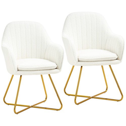 Homcom dining chair set 2 - homcom,