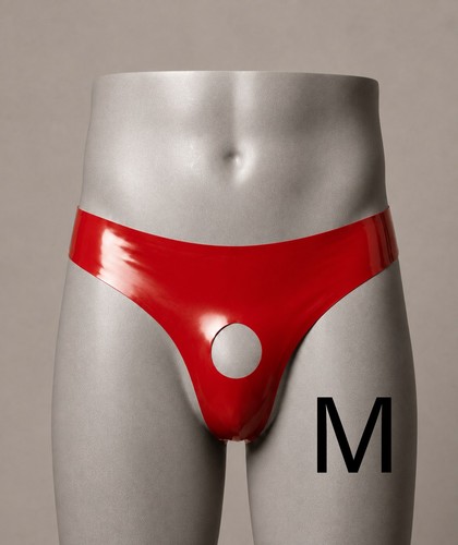Mens red latex - red,